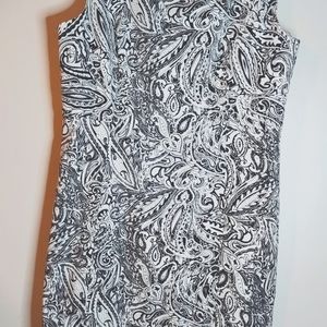 Kim Rogers Black and White Sleeveless Dress Size 12